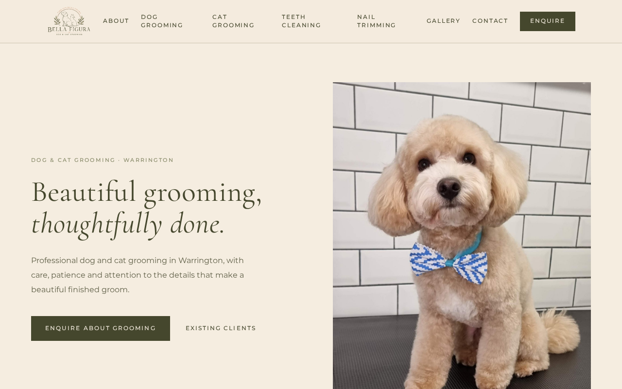 Bella Figura website screenshot